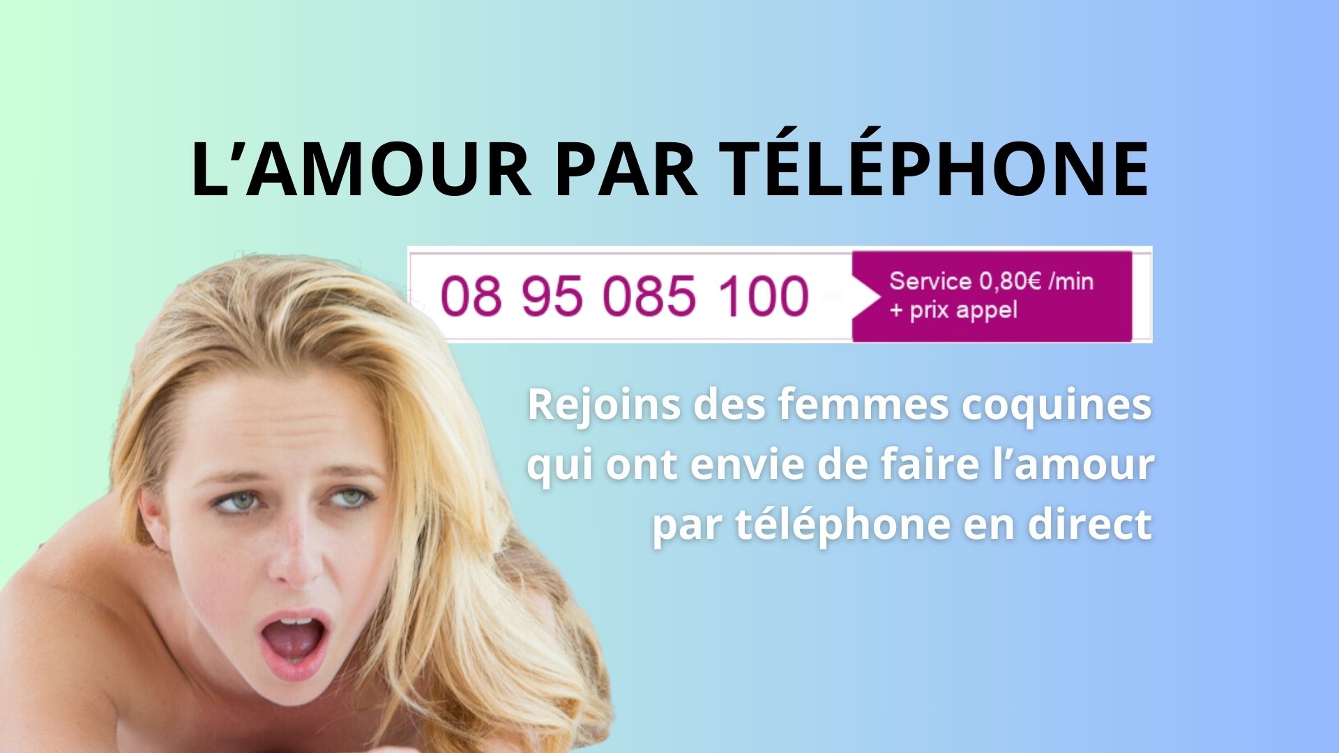 Faire l'amour par téléphone au tel rose